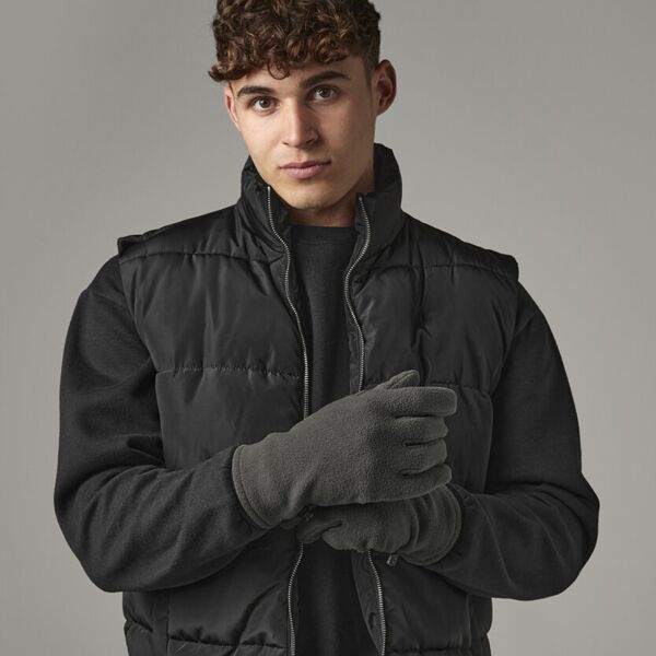 Recycled fleece gloves Thumbnail